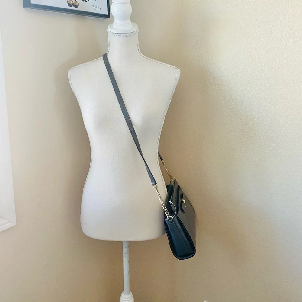 kate spade Angelica Beacon Court crossbody in shadow gray
